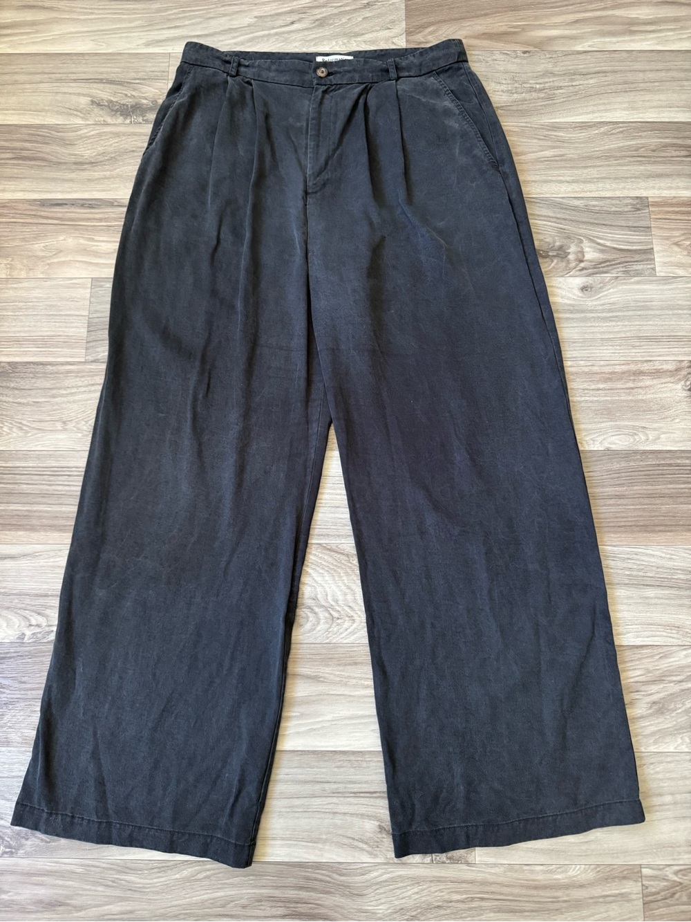 Reformation Mason Pant in Black Size 12